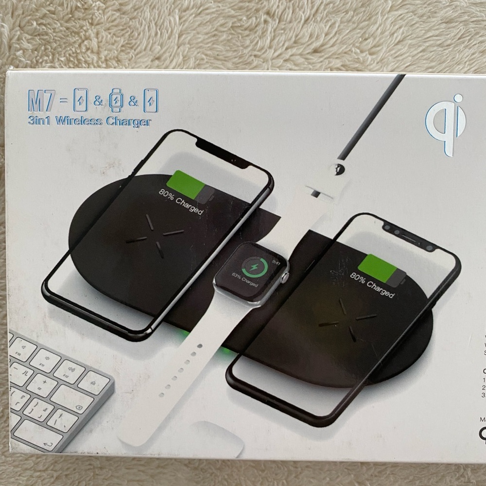 Triple iPhone/Android Phone & Watch Charger
